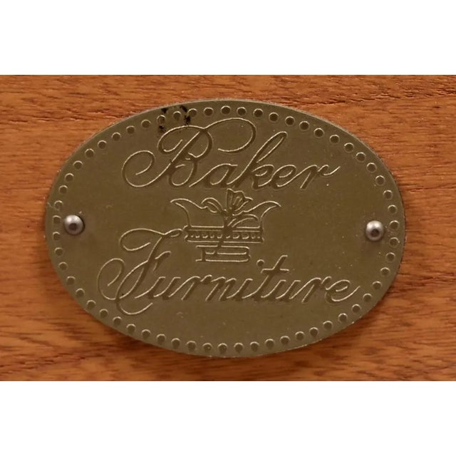 Baker Furniture Modern Art Deco Sculptural Burl Wood End Table or Nightstand For Sale - Image 9 of 11