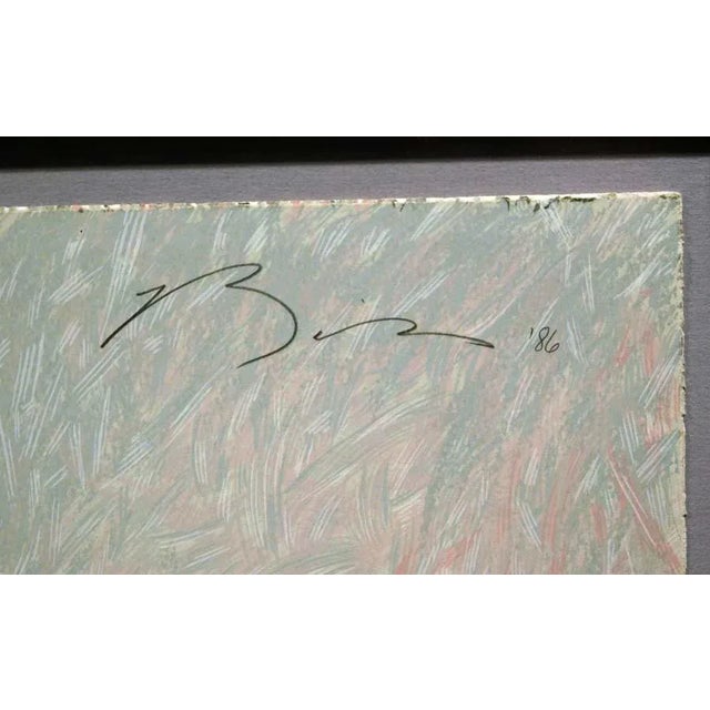 Earl Biss "Crossing the Powder River" "Hand Signed Serigraph Art Custom Framed For Sale - Image 4 of 6