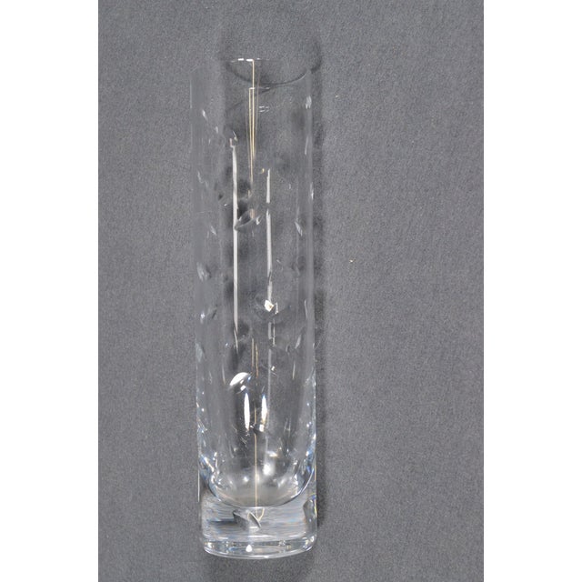 1970s Vintage Baccarat “Grain De Riz" Cut Crystal Bud Vase, France, 1970s For Sale - Image 5 of 6