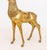 Pair of Stag and Doe Large Brass Sculptures For Sale - Image 9 of 11