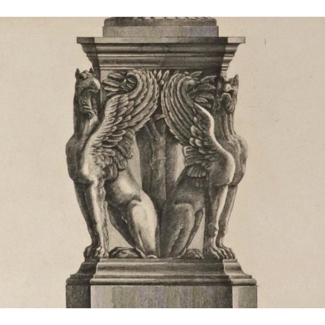Italian Giovanni Battista Piranesi (Italian, 1720–1778), Engraving of an Urn For Sale - Image 3 of 10