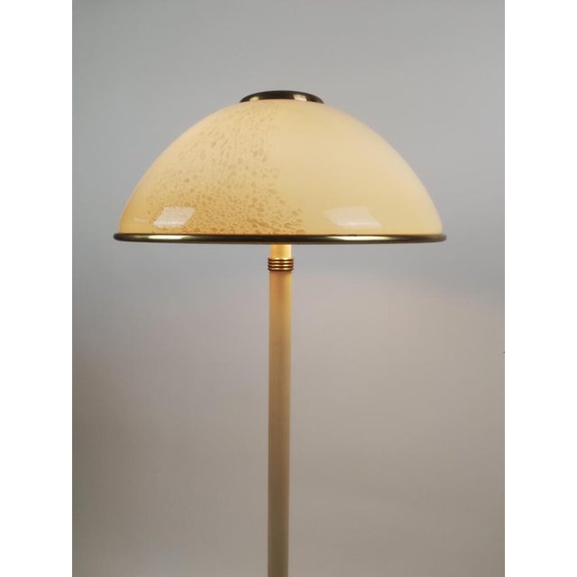 Italian Floor Lamp in Brass and Artistic Murano Glass attributed to F. Fabbian, 1970s For Sale - Image 6 of 18