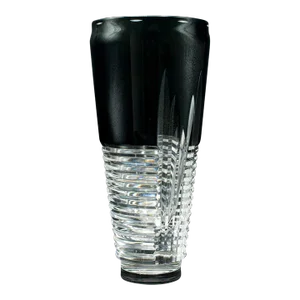 1970s Modern Vintage Decorative Vase, French, Art Glass, Flower Jar, Late 20th Century