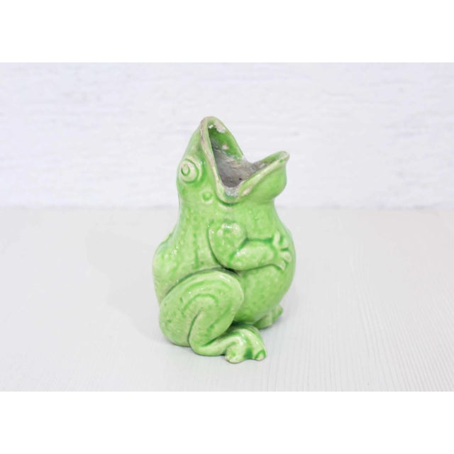 Frog Vase from Sarreguemines, 1950s For Sale - Image 10 of 10