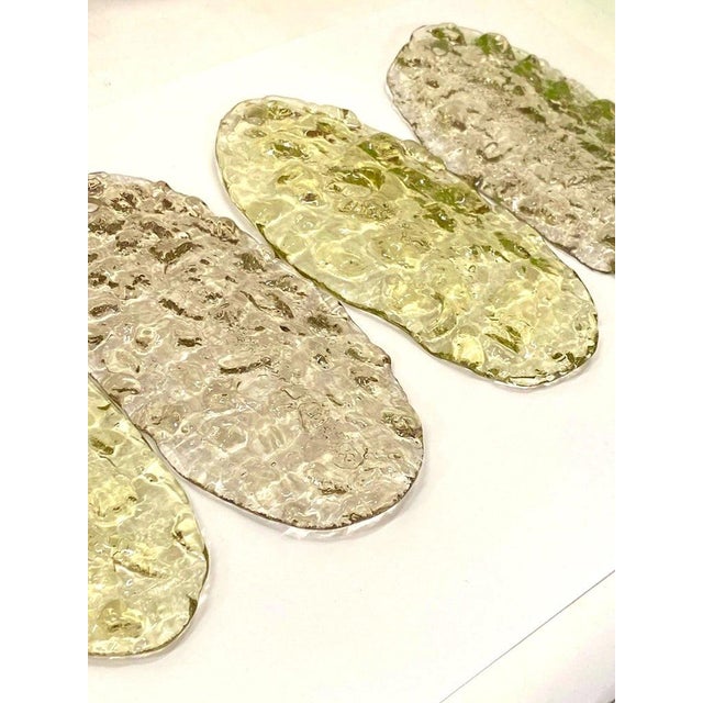 Glass Pair of 1960s Vistosi Torcello Glass Disk Sconces by Gino Vistosi For Sale - Image 7 of 12