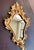 Rococo 1950s Italian Florentine Rococo Vintage Gilded Wood Wall Mirror With Metal Towel Holder For Sale - Image 3 of 10