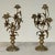 Metal Pair Napoleon III Period Bronze Floral Candelabra For Sale - Image 7 of 11