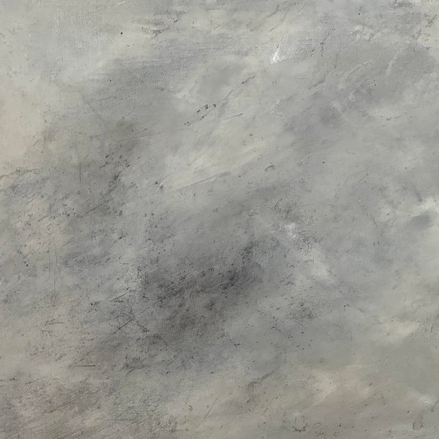 Mid Century Oil on Canvas by Francine Kerckx (1921-?) 'Stormy Seascape With Rocky Coast' For Sale - Image 13 of 17
