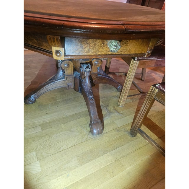 Wood Late 1800s Poker/Gaming Table For Sale - Image 7 of 7