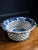 Fine english pierced basket in pearlware-type earthenware, decorated in underglaze blue transfer printing and dating from...