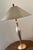 1980s Postmodern Lam Lee Group "Leeazanne" Silver & Gold Leaf Table Lamp For Sale - Image 4 of 10
