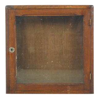 Vintage European Shop Counter Display Storage Cabinet For Sale