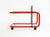 Postmodern Italian Bar Cart in Metal and Glass, 1980s For Sale - Image 3 of 18