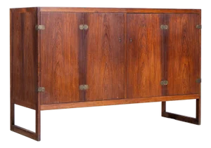 Børge Mogensen Bm57 Mid Century Danish Rosewood Cabinet Credenza