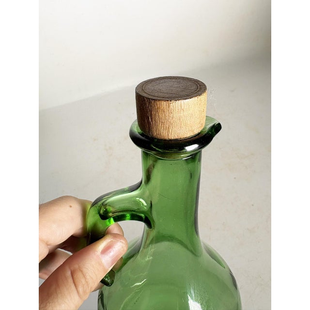 Olive Wood Oil/Vinegar Bottle Holder, France, 1950, Set of 3 For Sale - Image 12 of 14