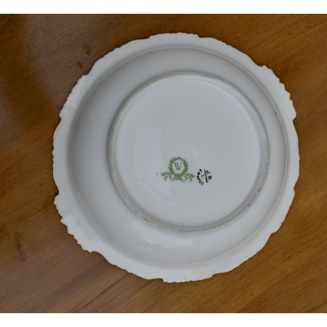 Antique J Pouyat Limoges Porcelain Bowl Wanamakers Hand Painted Poppy Gold For Sale - Image 10 of 10