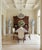 Pair of Vintage Monumental 79” Italian Blue & White Glazed Ceramic Lidded Urns on Pedestals For Sale - Image 10 of 12