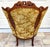 Victorian Rococo Revival Carved Bird Crest Music Room Wingback Armchair For Sale - Image 12 of 18