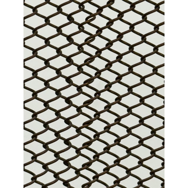 Brass Brass Mesh Fireplace Screen, Vintage For Sale - Image 8 of 12