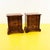 Brown Antique-Style Wooden Bedside Tables, Set of 2 For Sale - Image 8 of 8