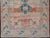 Mid 20th Century Tribal Medallion Design Vintage Turkish Oushak in Cream, Blue, and Terracotta 4'5 X 6'7 For Sale - Image 5 of 11