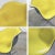 Eames Pac Yellow Padded Swivel Armchair W/Gray Fiberglass Shell & Aluminum Base For Sale - Image 10 of 12