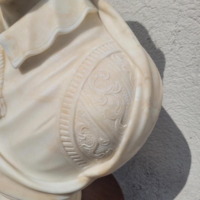 Shakespeare, White Bust, 1800s, Marble For Sale - Image 6 of 18