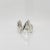 Modern Vintage Modernist Georg Jensen Sterling Silver Ring Model No. A 77 C by Ole Ishøj Size 5.5 For Sale - Image 3 of 10