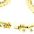 Vintage Italian Modernist 18k Gold and Turquoise Fringe Necklace For Sale - Image 11 of 13
