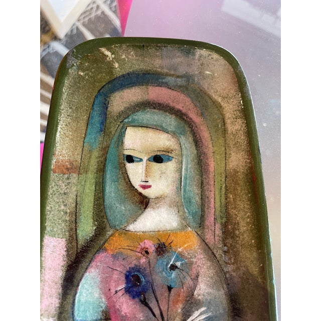 Mid-Century Modern Polia Pillin Mid 20th Century Decorative Dish For Sale - Image 3 of 6