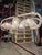 Art Deco Murano and Brass Navetta Chandelier from Barovier, 1930s For Sale - Image 4 of 18
