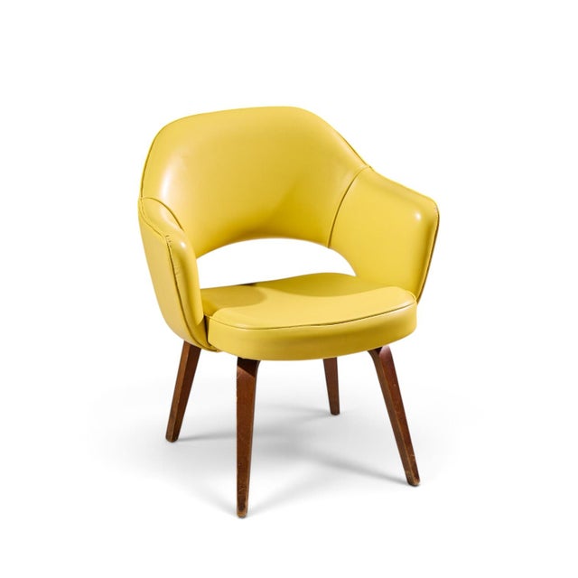 Eero Saarinen for Knoll Mid Century Bentwood Executive Dining Chairs - Set of 6 For Sale - Image 10 of 10