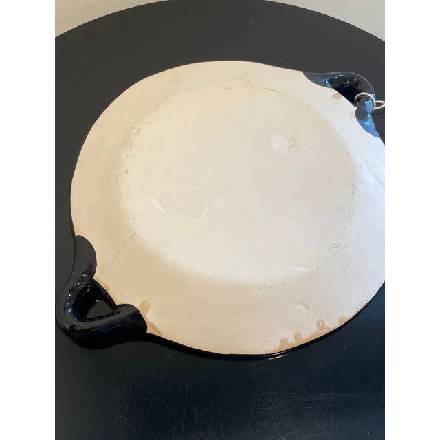 Early 21st Century Mexican Folk Art Pottery Plate For Sale - Image 5 of 5