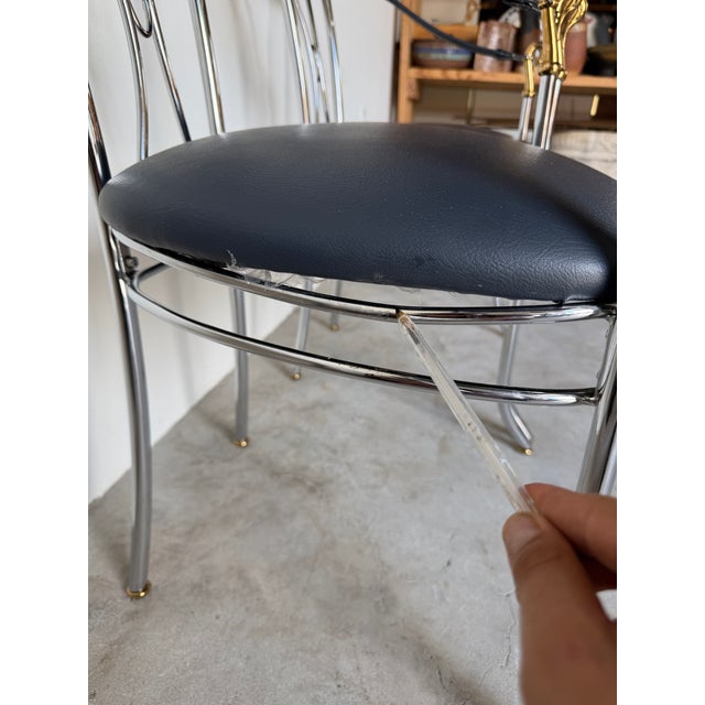 Vintage Spanish Manuel Vidal Grau “Swan” Dining Armchairs – Pair For Sale - Image 13 of 17