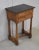 Elegant Small Service Cabinet of the Empire Period, made of Solid Cherry. A Bewitching Black Marble with White veins...