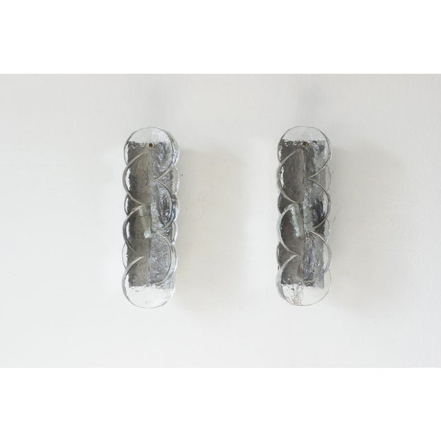 Metal Citrus Wall Lamp in Glass and Metal from Kalmar Franken Kg, Set of 2 For Sale - Image 7 of 7