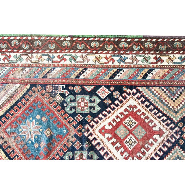 Early 20th Century Persian Qashqai Runner For Sale - Image 4 of 16