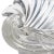 Cartier Signed Murano Seguso Vintage Crystal Clear Ribbed Surface Italian Art Glass Seashell Shell Bowl For Sale - Image 11 of 11