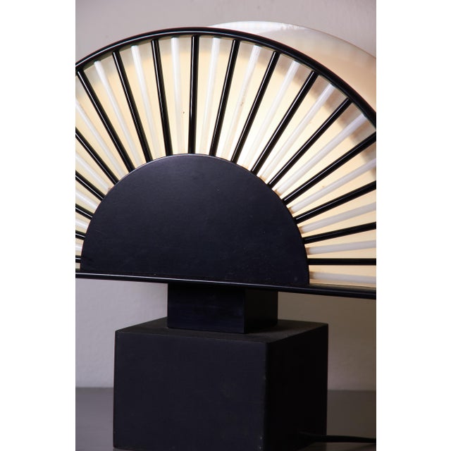 Black Postmodern Lamps in the style of Mario Botta, 1990s, Set of 2 For Sale - Image 8 of 18
