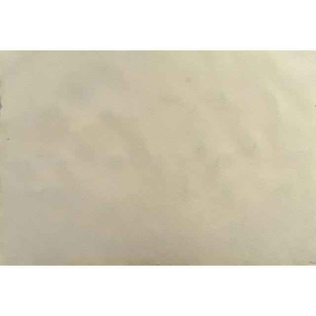 'Northern California Bay' by Nadine Pizzo, Legion of Honor, Ggie, Woman Artist, Circa 1960 For Sale - Image 10 of 11