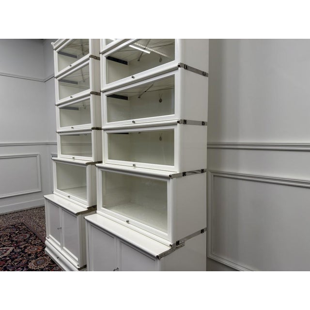 English White Display Bookcase from Globe Wernicke For Sale - Image 12 of 18