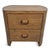 Mod Rounded Medium Oak Nightstand For Sale - Image 4 of 15