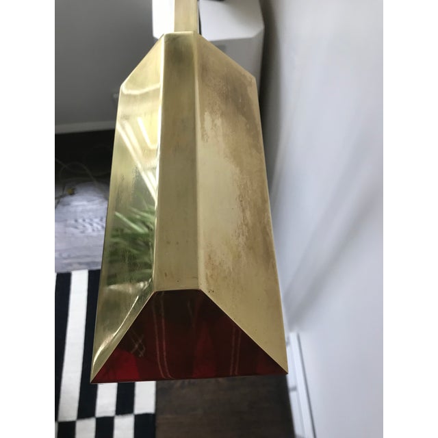 Metal 1970s Chapman Brass Pharmacy Lamp For Sale - Image 7 of 11