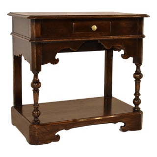 19th Century English Oak Console or Side Table For Sale