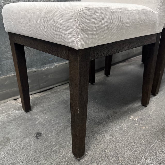 Textile Restoration Hardware Morgan Fabric Dining Chairs, Set of Four For Sale - Image 7 of 12