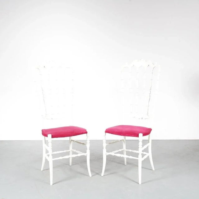 Set of Chairs from Chiavari, 1960s For Sale - Image 4 of 9