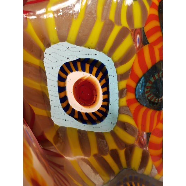 Glass Mario Formentello Murano Glass Bowl Murrine Mosaic Millefiori Signed For Sale - Image 7 of 16