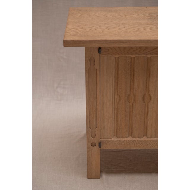 Brutalist Architectural Oak Sideboard, 1970 For Sale - Image 6 of 18