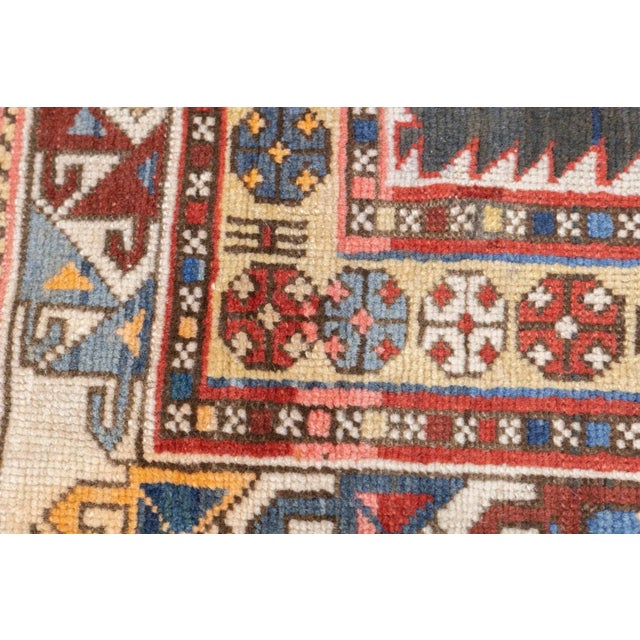 Antique Shirvan Rug 4' x 9' For Sale - Image 10 of 12