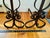 Black Vintage Cast Iron Filligree Andirons For Sale - Image 8 of 8